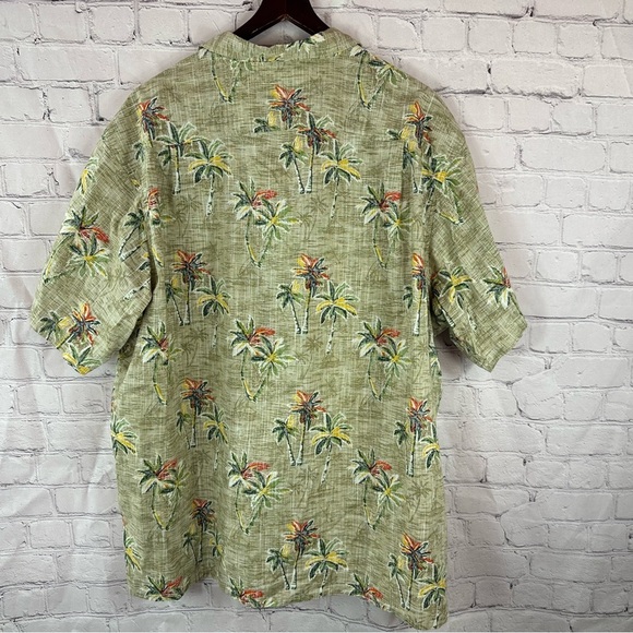 red head brand co. Casual Button Down Shirt Tropical palm tree Print sz 3XL - Picture 3 of 7